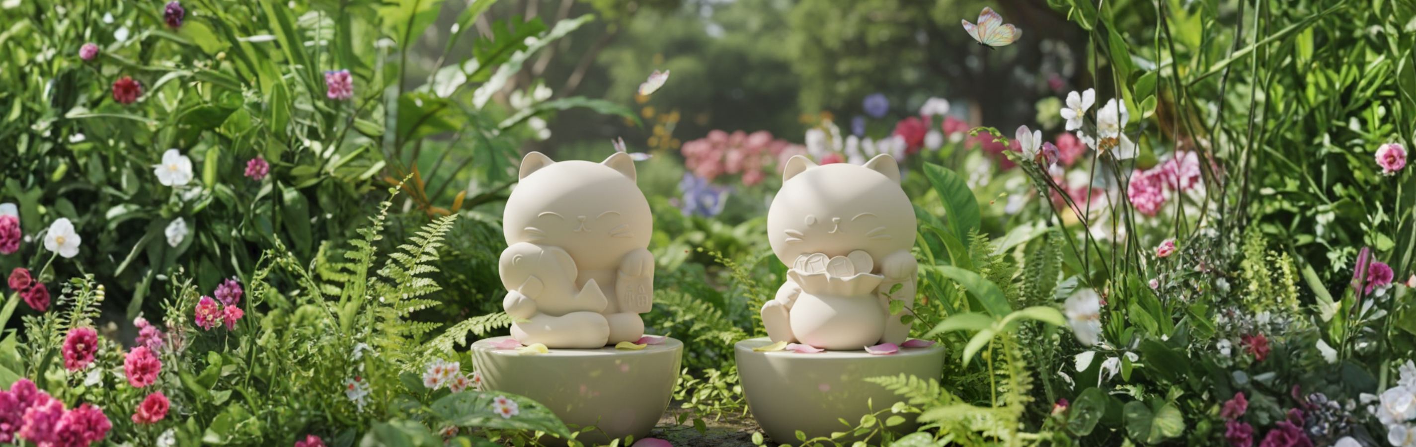 Hysses Ryoshi & Daikichi Cat Clay Diffusers