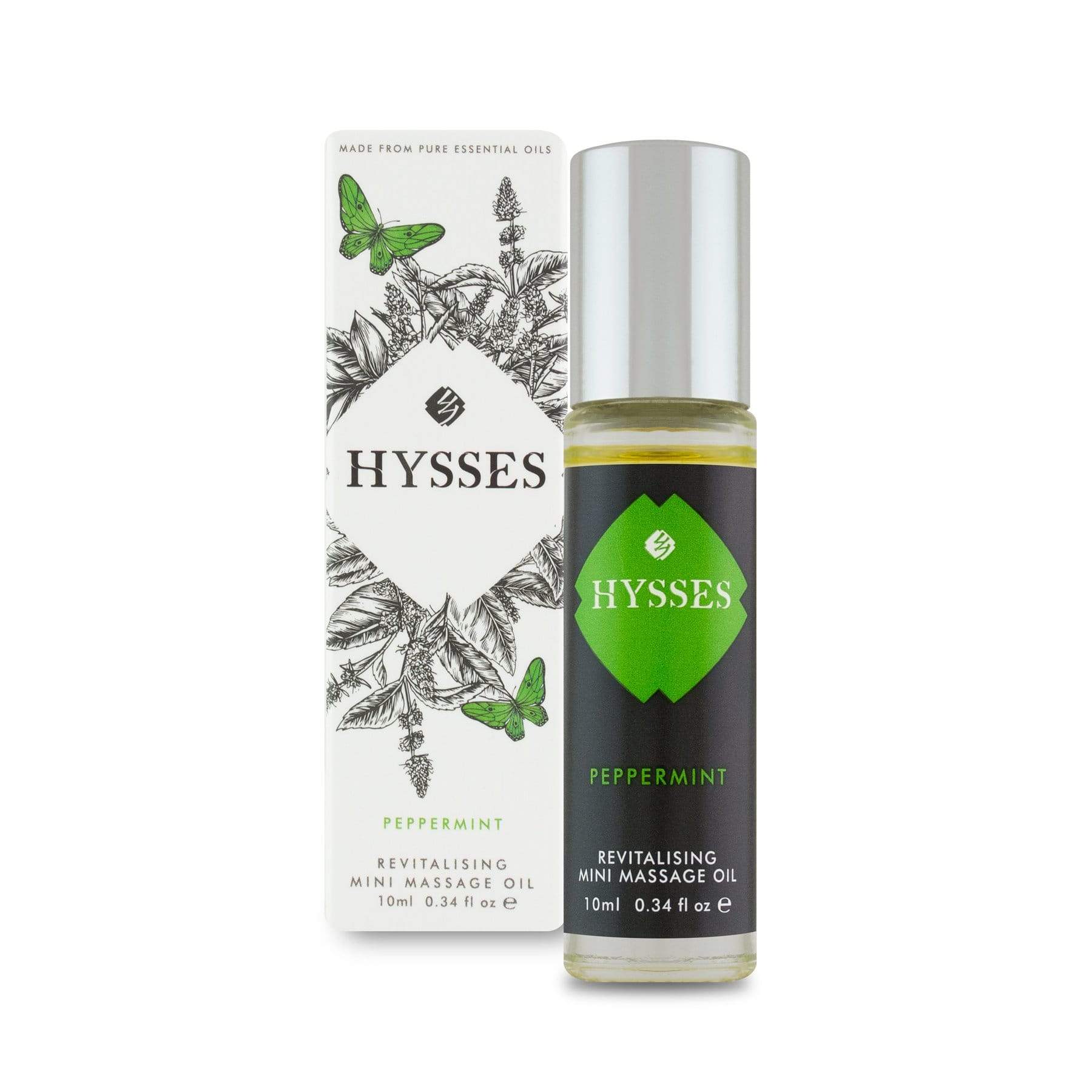 Peppermint Body Collection - Essential Oils, Coffee Scrub & More - Hysses