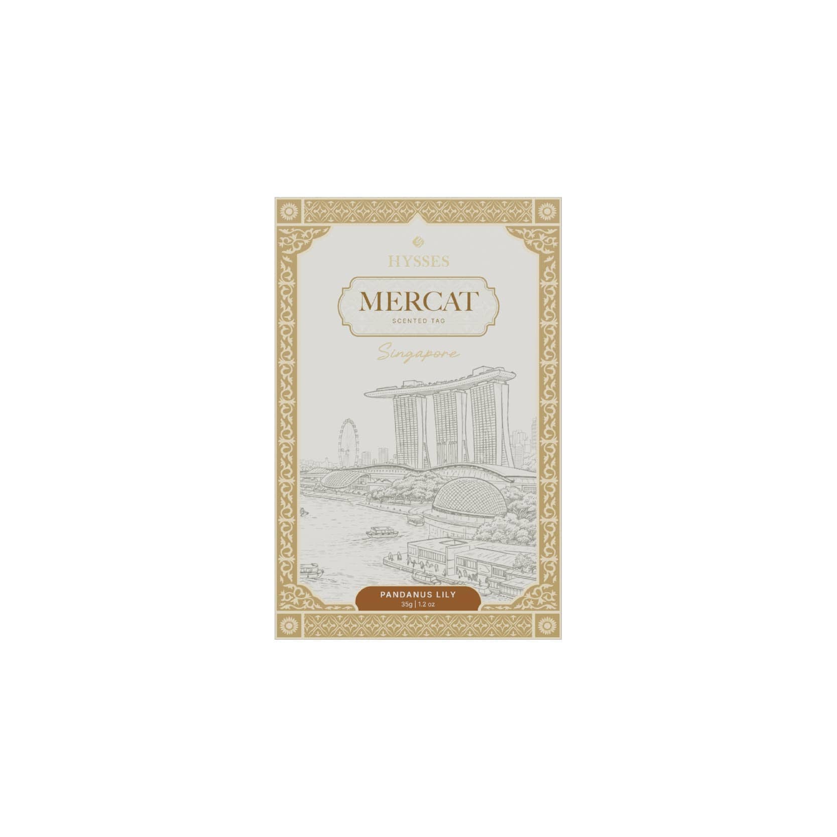 Mercat Scented Tag, Singa, Pandanus Lily