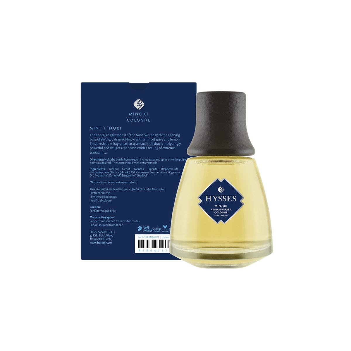 Hysses Singapore Body Aromatherapy Minoki Cologne