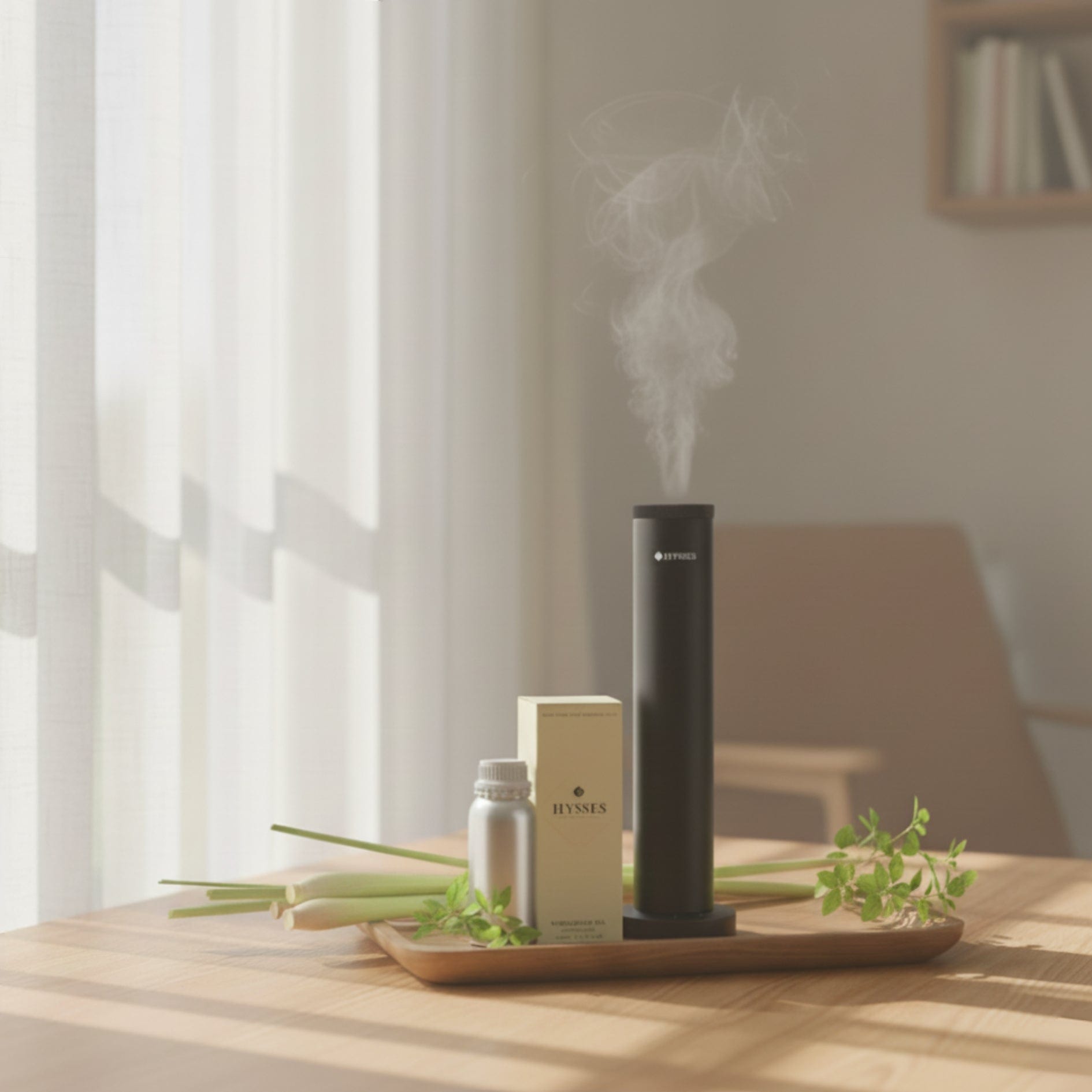 Hysses Singapore Essential Oils 100ml Nebulising Oil, Lemongrass