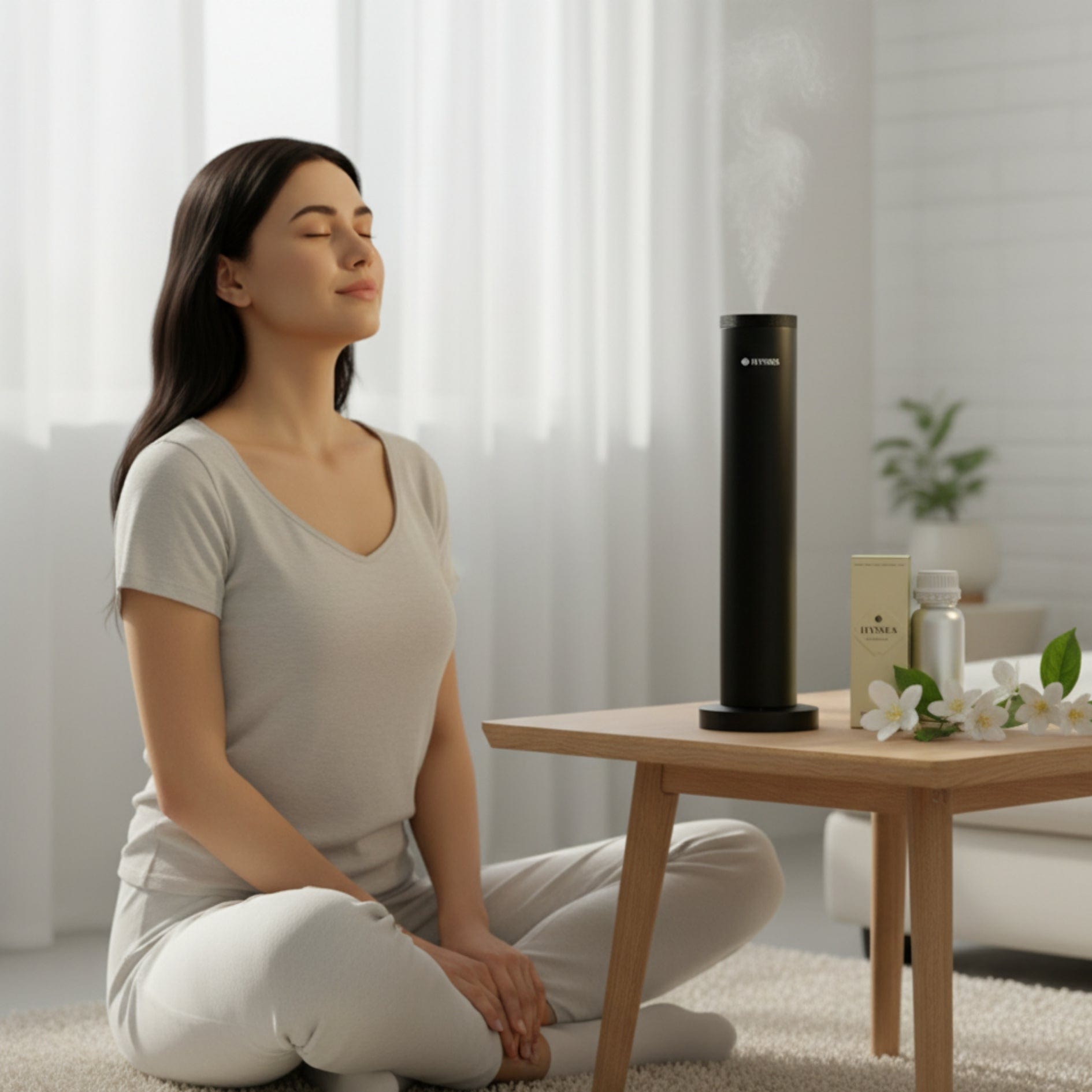 Hysses Singapore Essential Oils 100ml Nebulising Oil, Palmarosa Jasmine