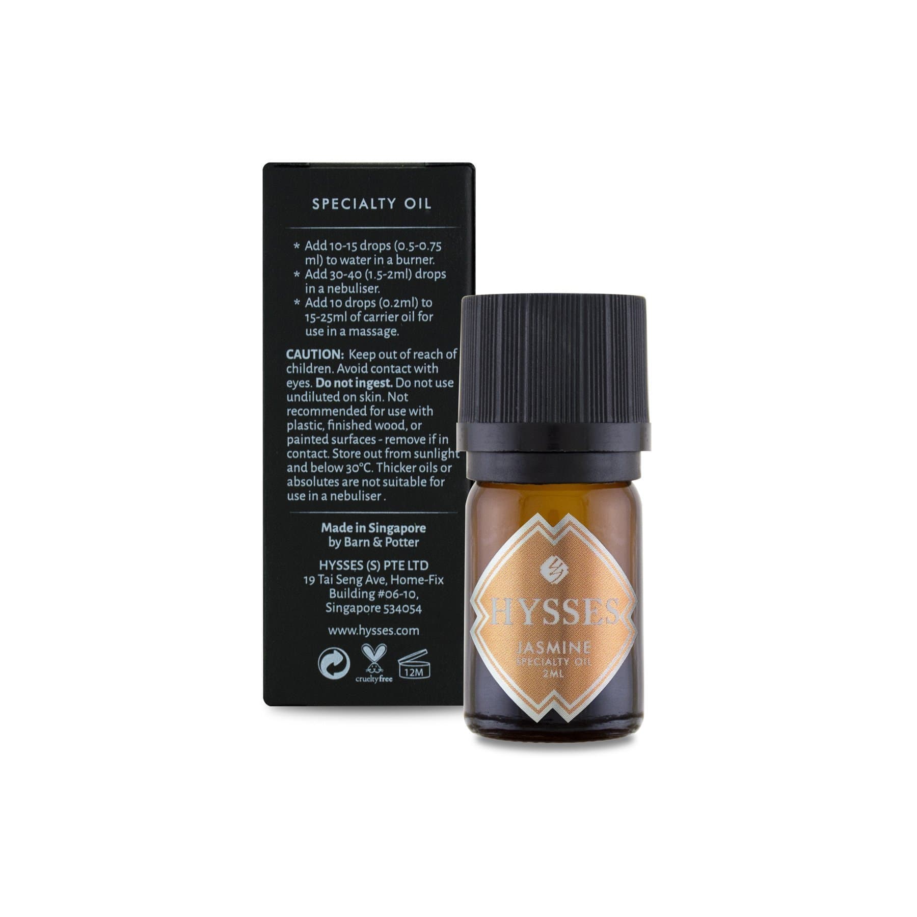 Hysses Singapore Essential Oils Specialty Oil Jasmine Absolute