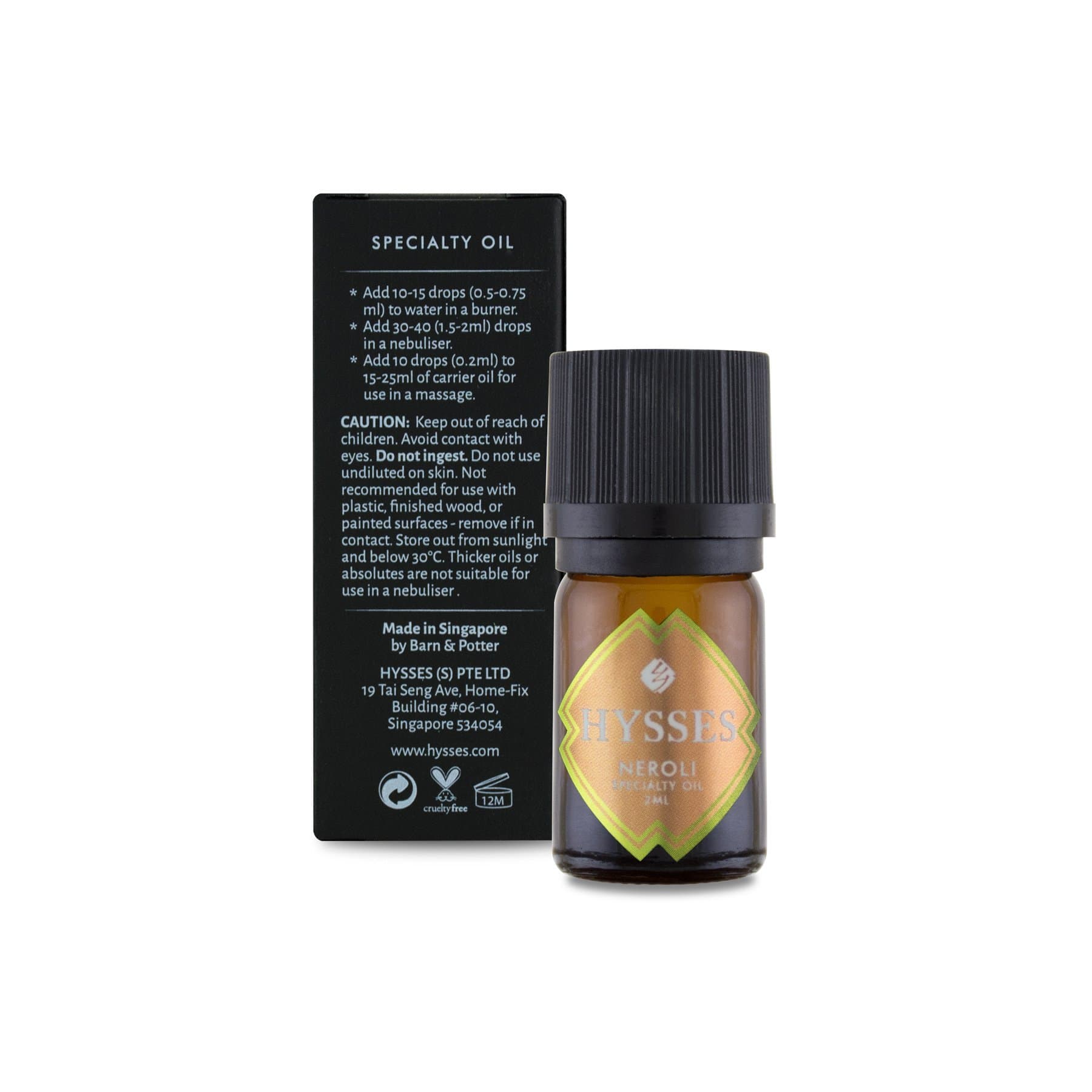 Hysses Singapore Essential Oils Specialty Oil Neroli