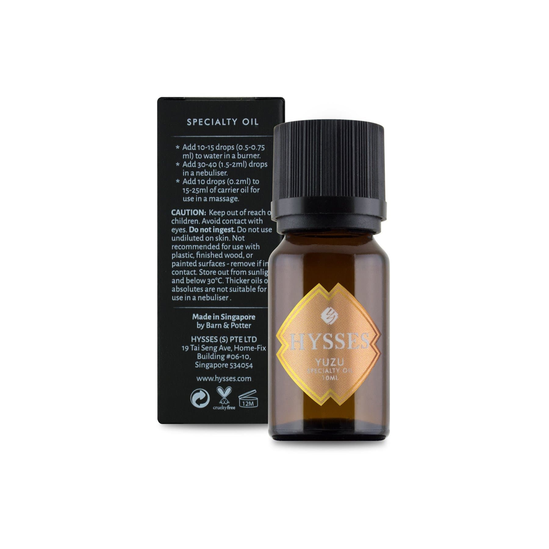 Hysses Singapore Essential Oils Specialty Oil Yuzu