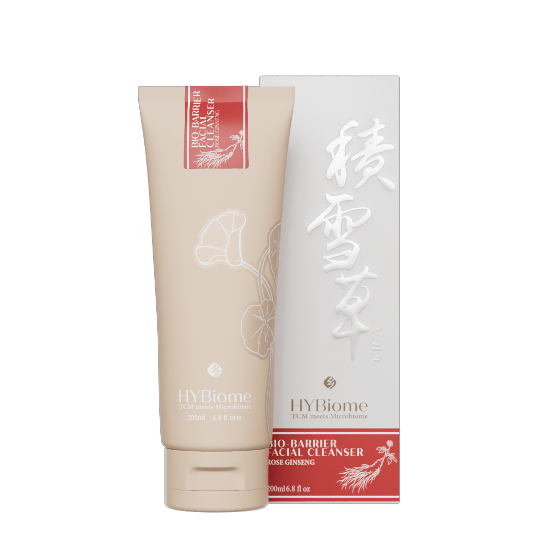 Hysses Singapore Face HYBiome Bio-Barrier Facial Cleanser, Rose Ginseng