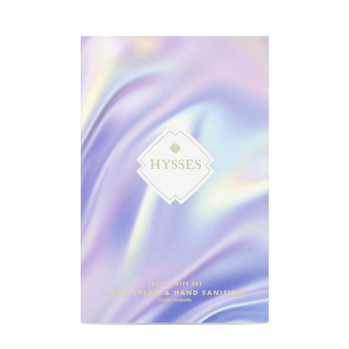 Hysses Gifts Gift Set Of 2 Hand Cream & Sanitiser, Orchid Ambrette, 25g/65ml