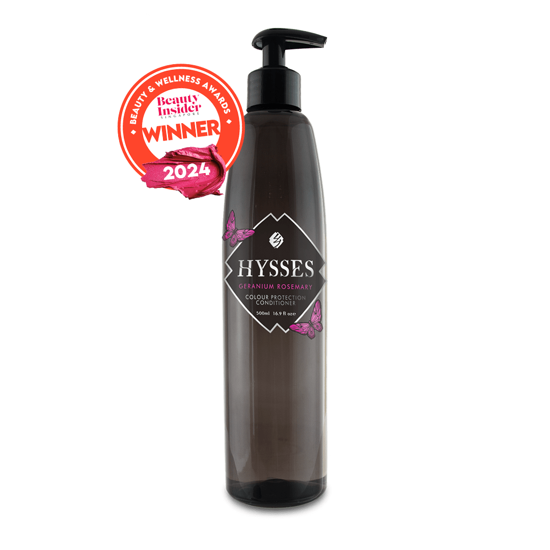 Hysses Singapore Hair 500ml Colour Protection Conditioner, Geranium Rosemary