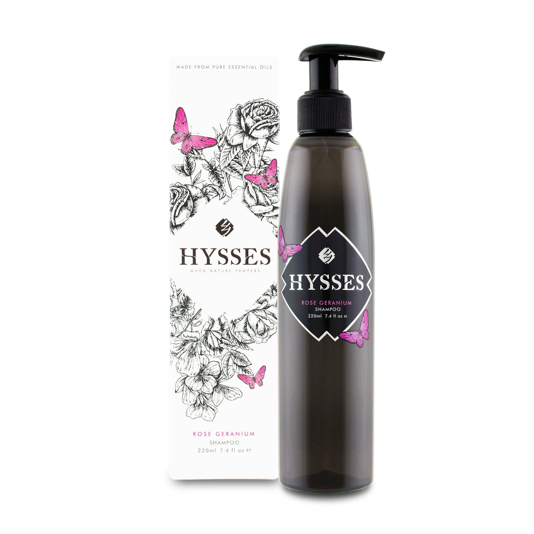 Hysses Singapore Hair 220ml Shampoo Rose Geranium