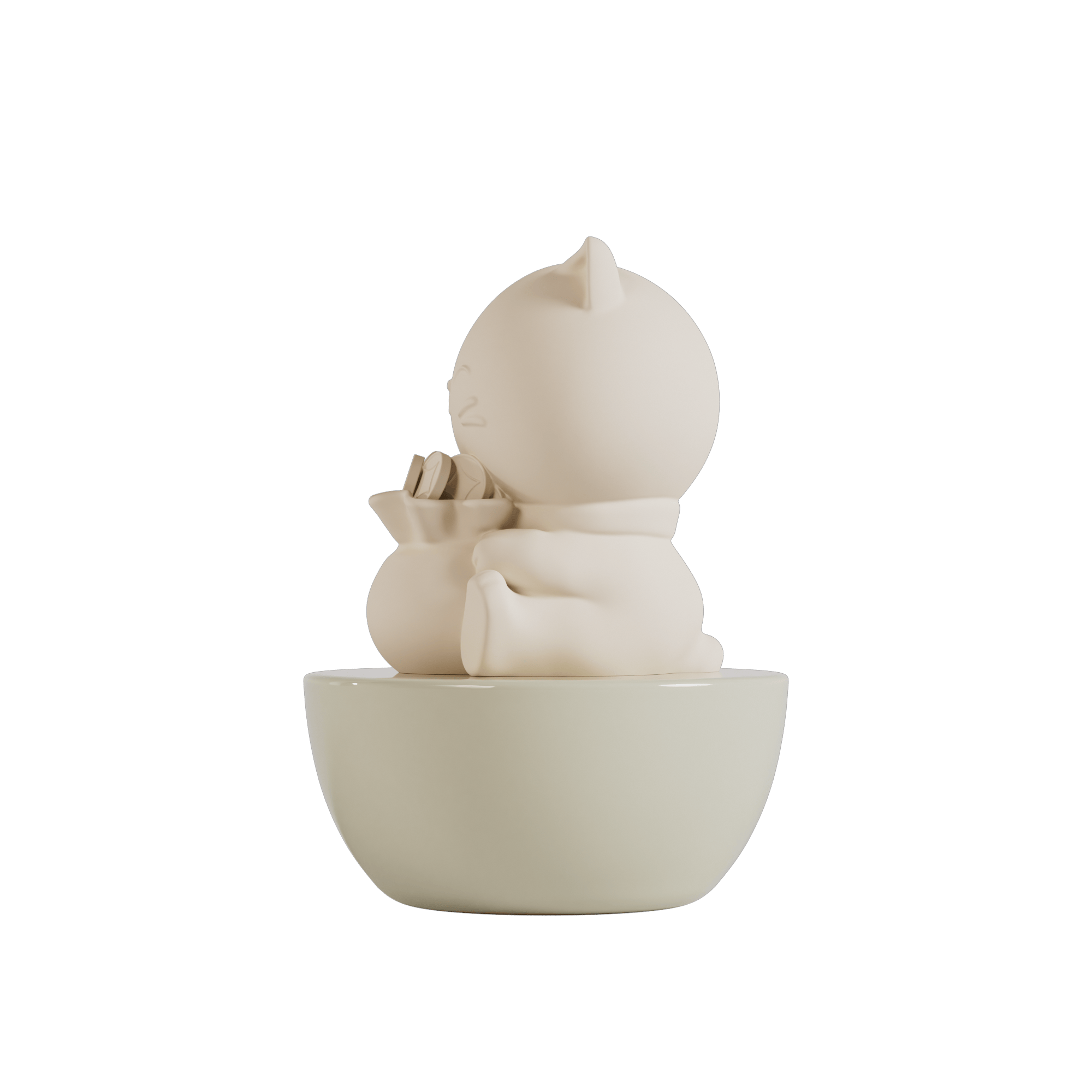 Hysses Singapore Home & Scent Clay Diffuser Daikichi Cat