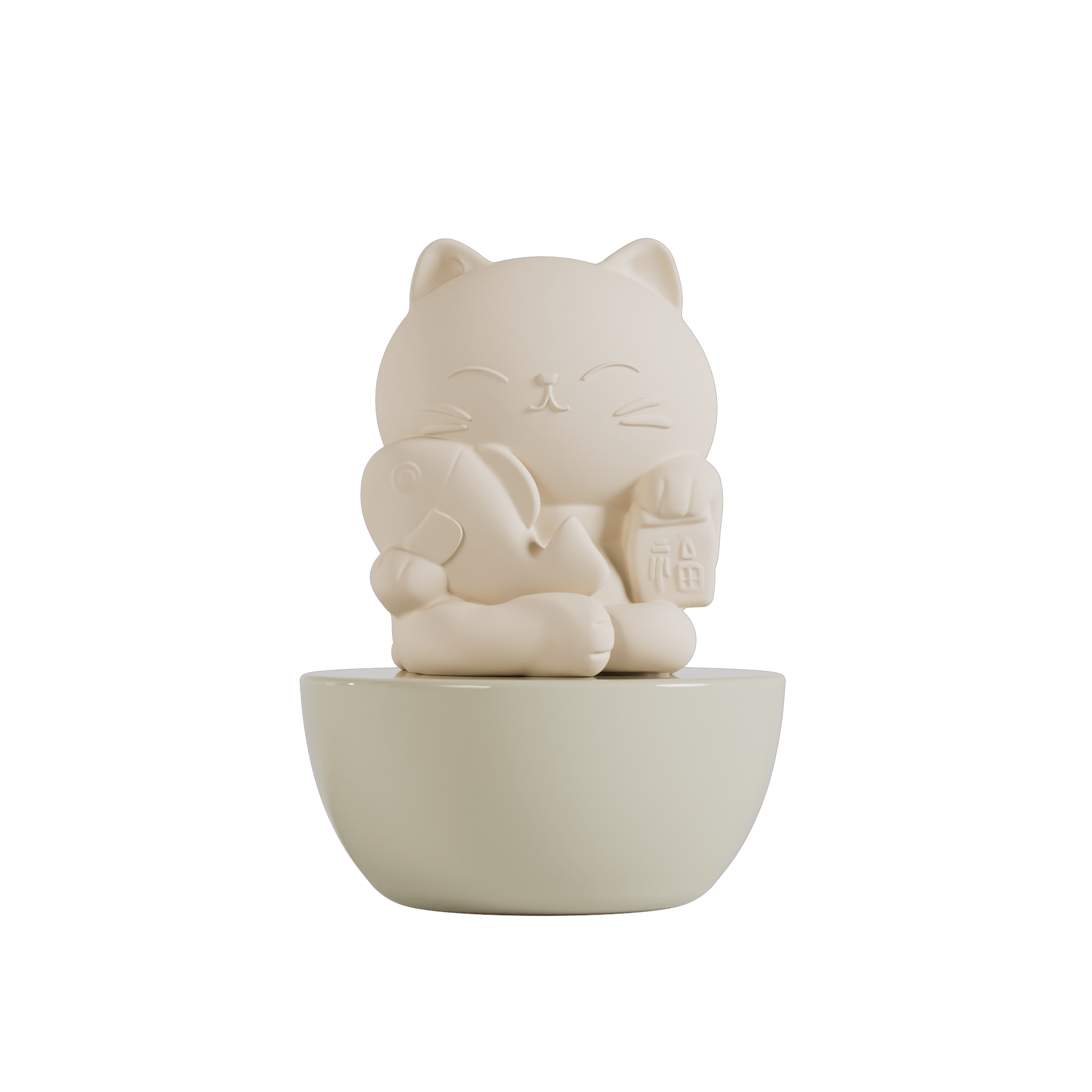 Hysses Singapore Home & Scent Clay Diffuser Ryoshi Cat