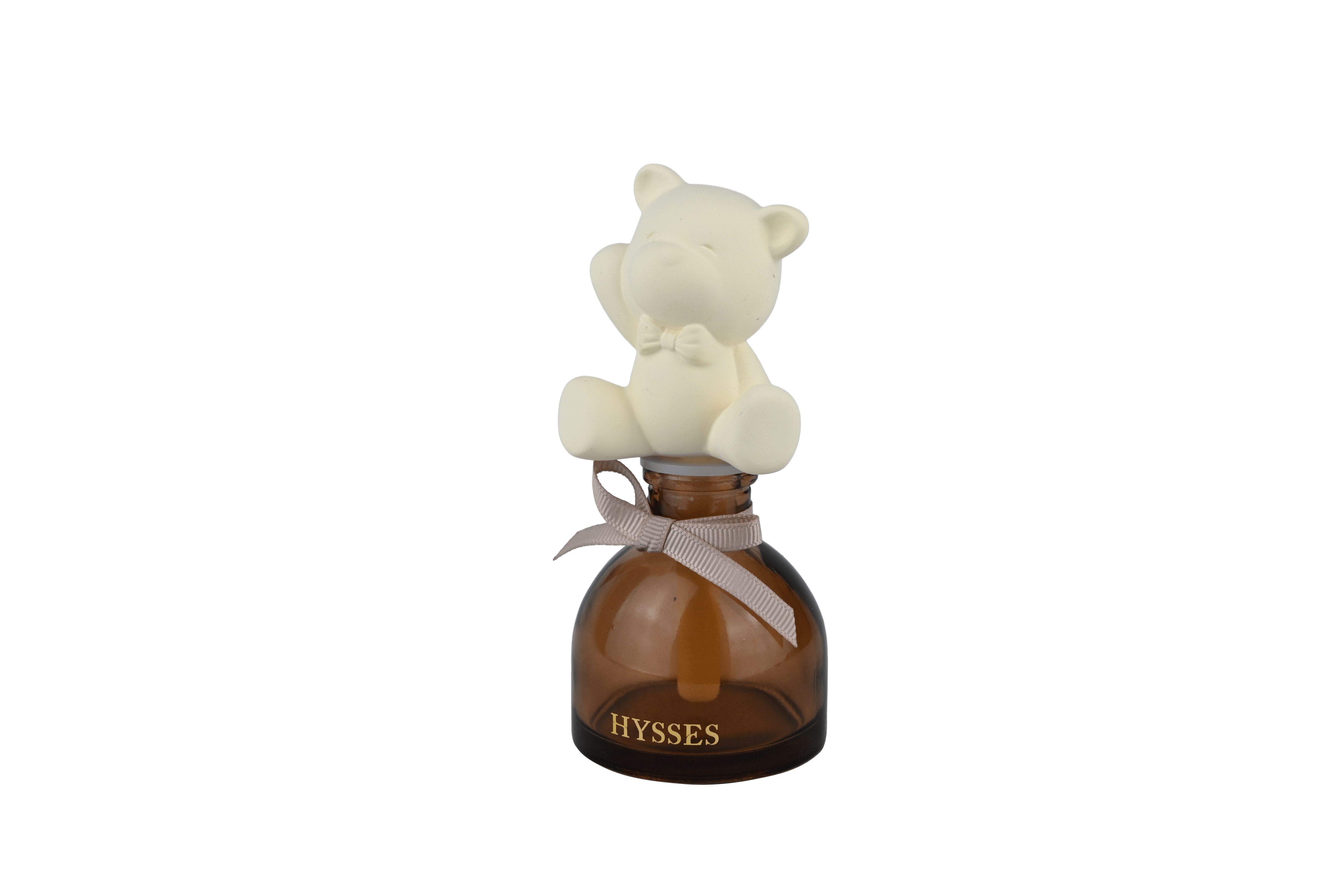 Hysses Singapore Home & Scent Clay Diffuser Set of 2, Beary (Yuzu Vetiver & Bergamot Jasmine)