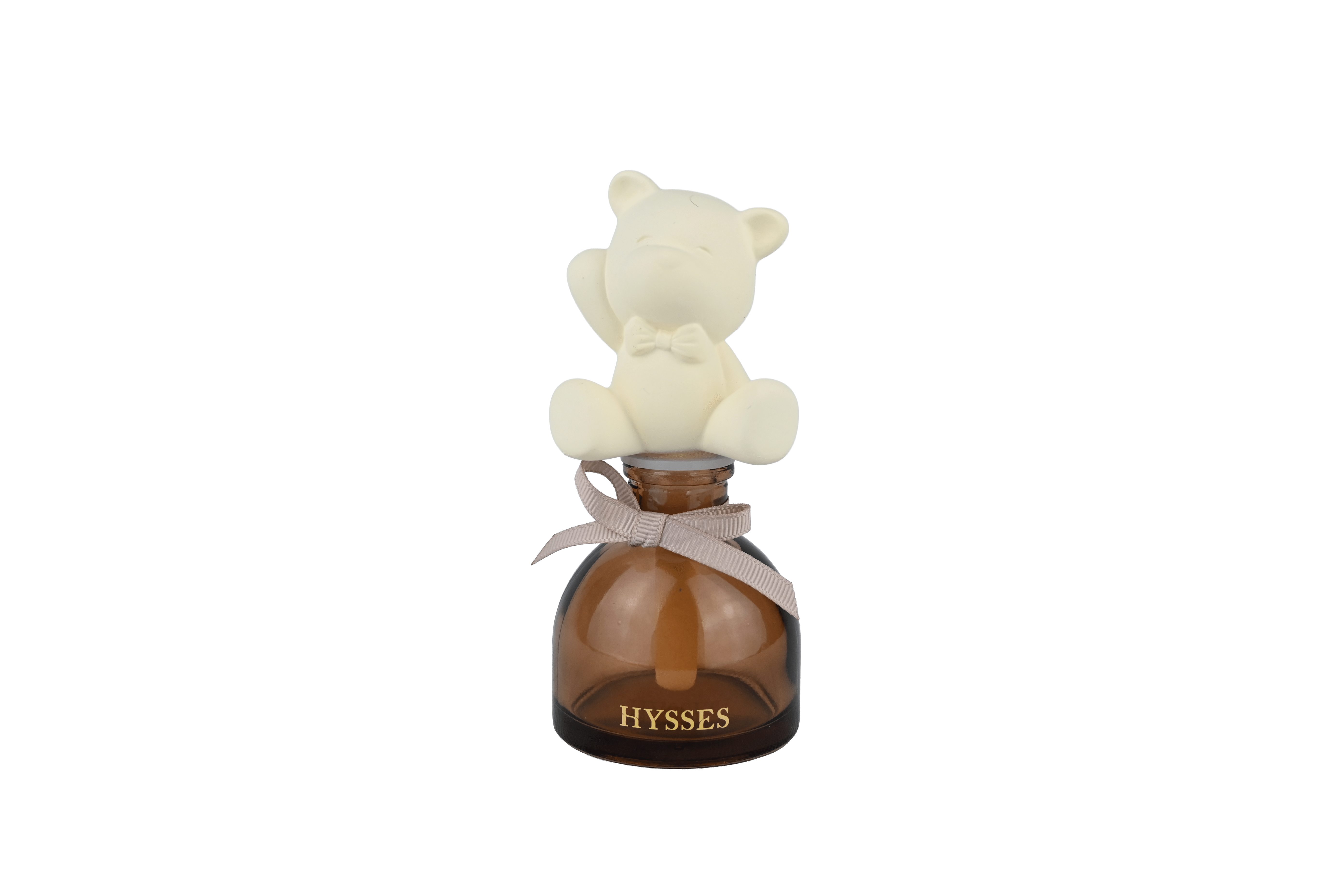 Hysses Singapore Home & Scent Clay Diffuser Set of 2, Beary (Yuzu Vetiver & Bergamot Jasmine)