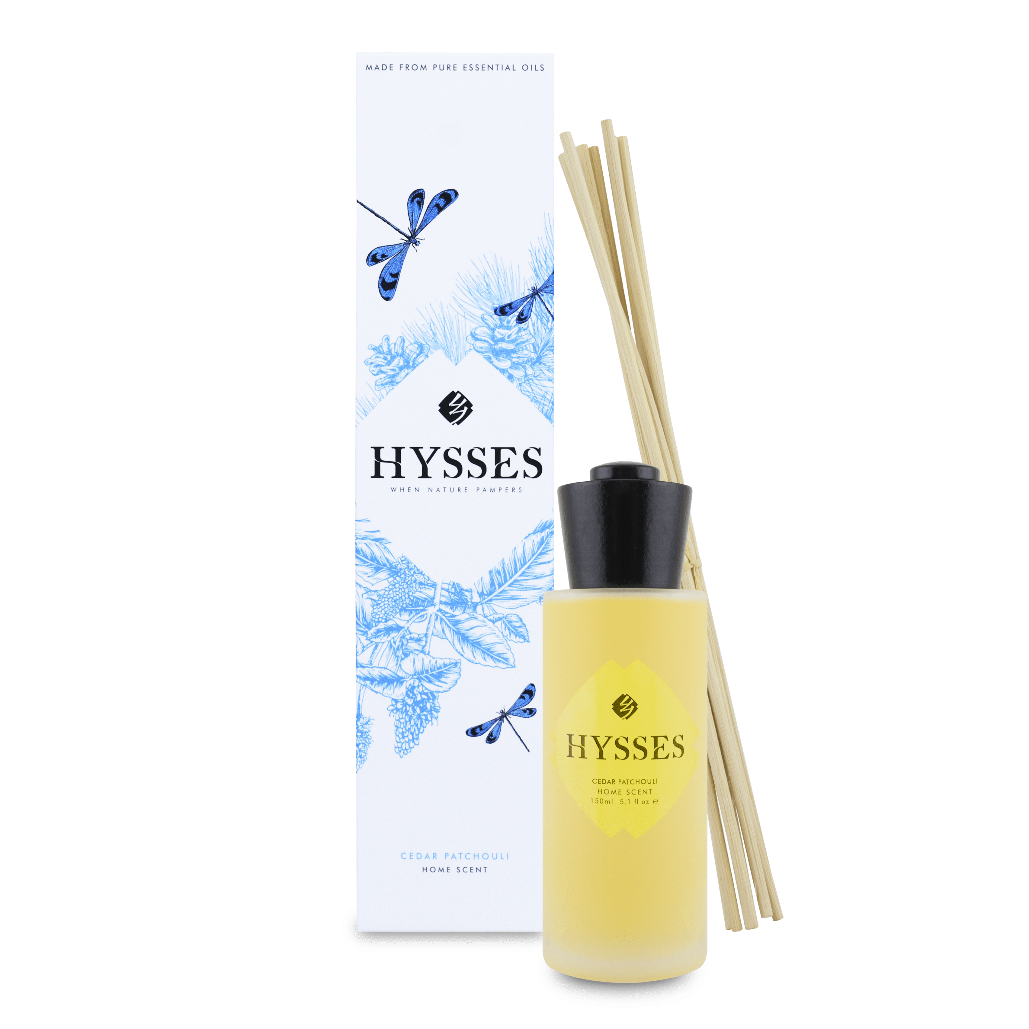 Hysses Singapore Home & Scent 150ml Home Scent Reed Diffuser Cedar Patchouli