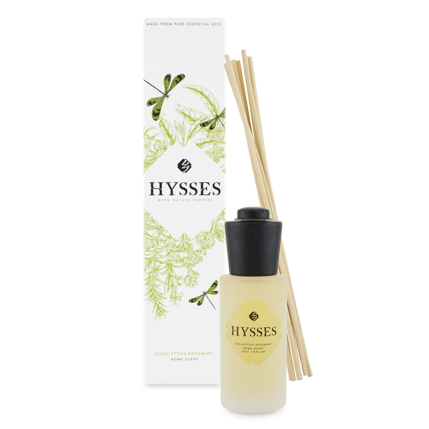 Hysses Singapore Home & Scent 60ml Home Scent Reed Diffuser Eucalyptus Rosemary