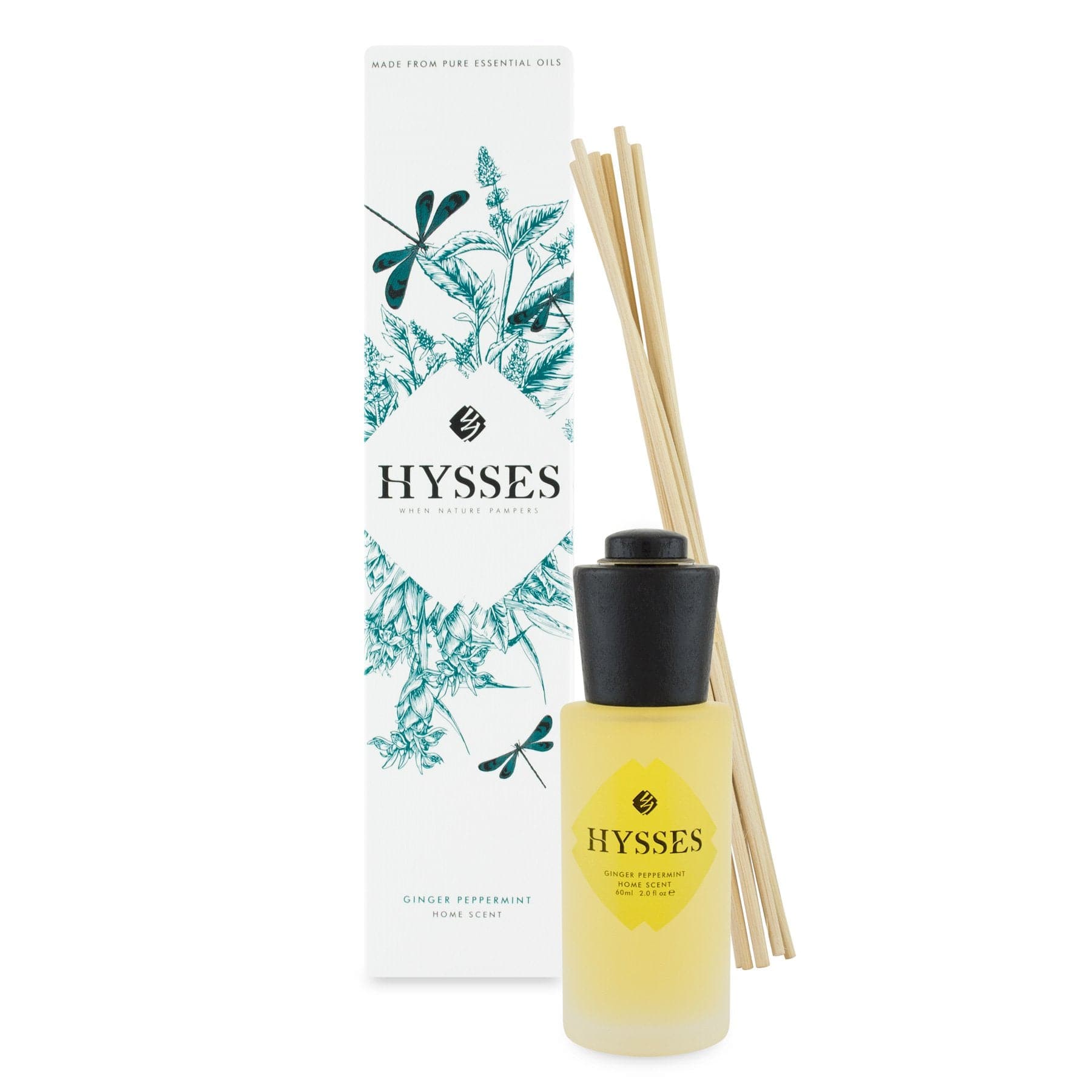 Hysses Singapore Home & Scent 60ml Home Scent Reed Diffuser Ginger Peppermint