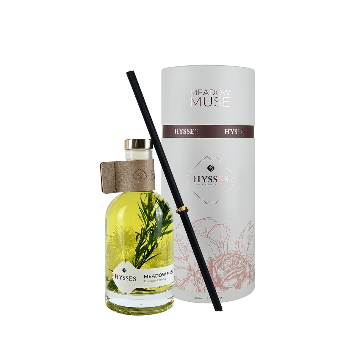 Hysses Singapore Home & Scent 250ml Meadow Muse, Rosemary Camellia