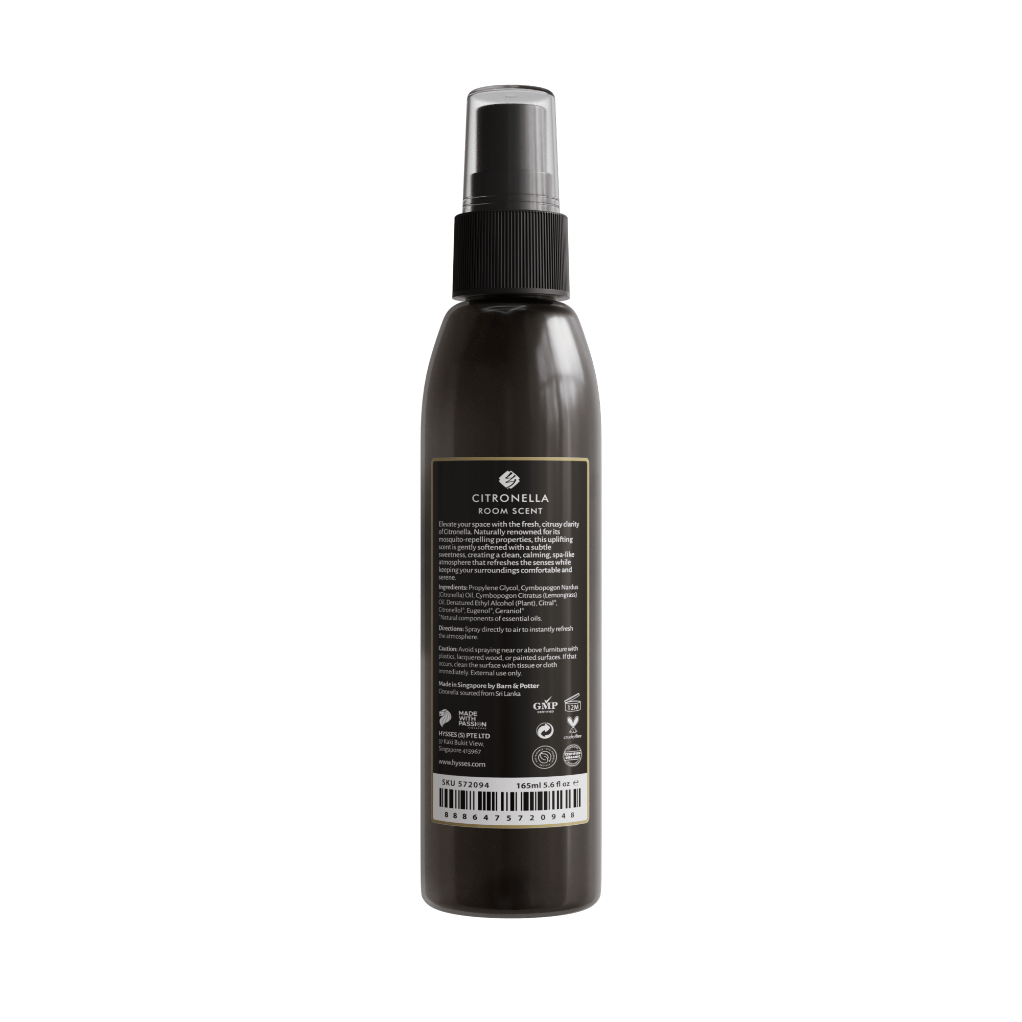 Hysses Singapore Home & Scent Room Scent Citronella