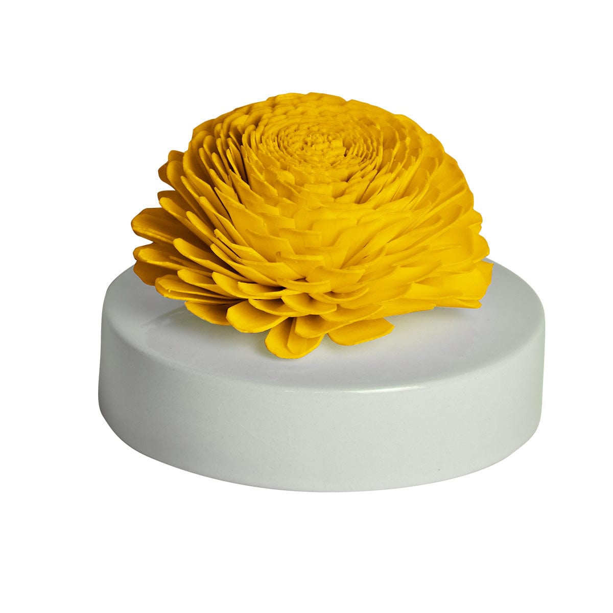 Hysses Home Scents Big Bloom Solar Diffuser, Bergamot Frankincense (Yellow)