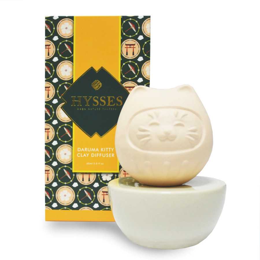 Hysses Singapore Home Scents Daruma Kitty Clay Diffuser R