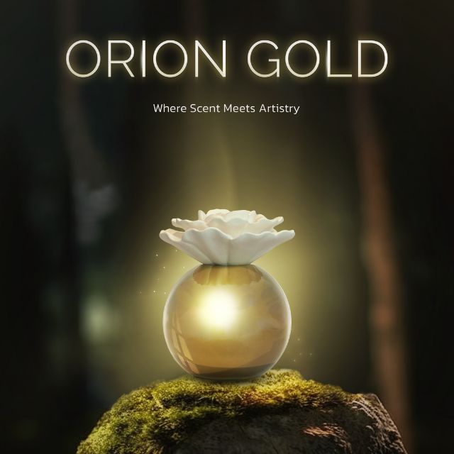 Press Release - HYSSES Unveils Orion Gold Clay Diffuser Set: Where Nature’s Charm Meets Artistry