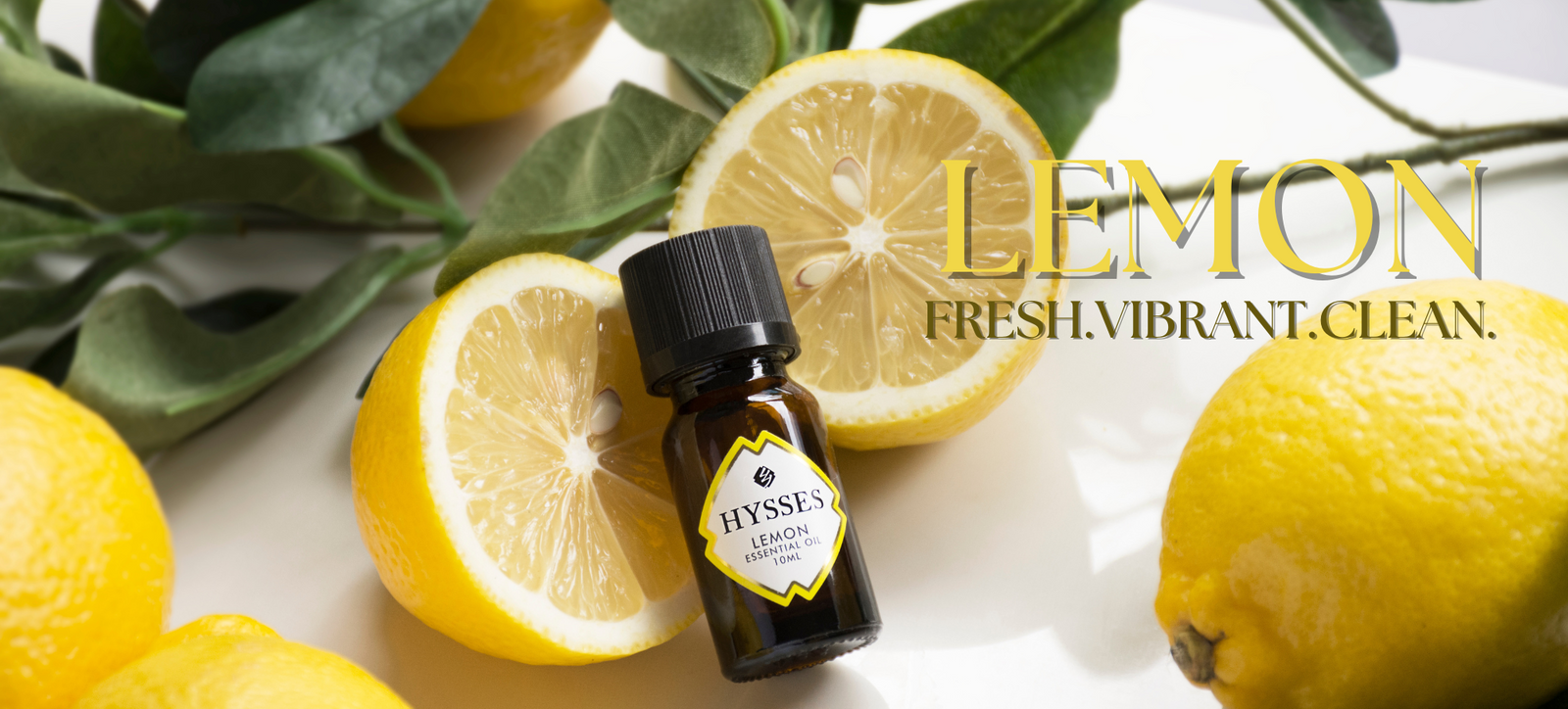 The Lemon Essential Oil Fresh. Vibrant. Clean Hysses Singapore