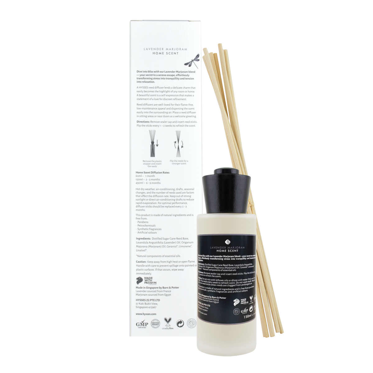 Home Scent Reed Diffuser Lavender Marjoram