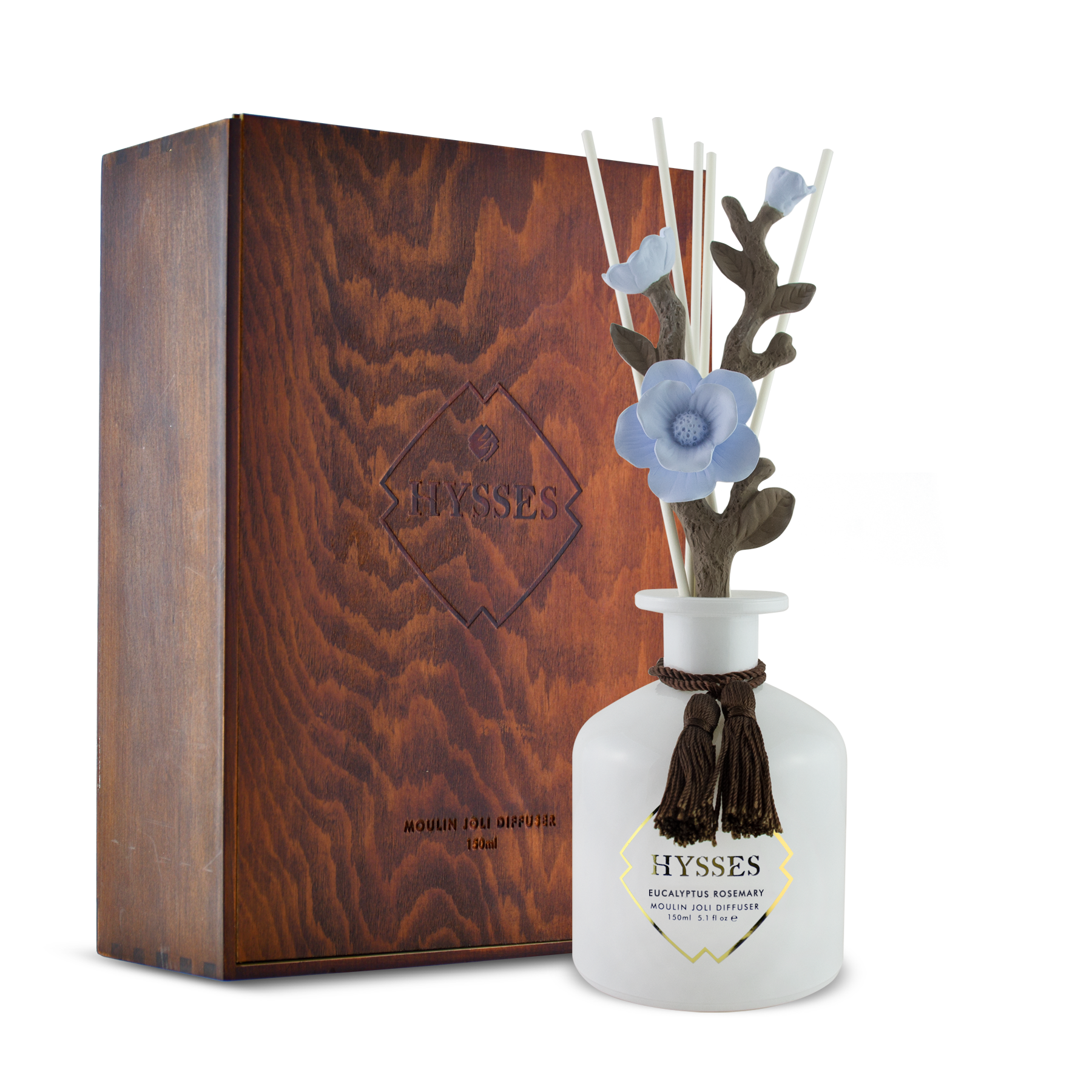 Moulin Joli Diffuser (White), Eucalyptus Rosemary