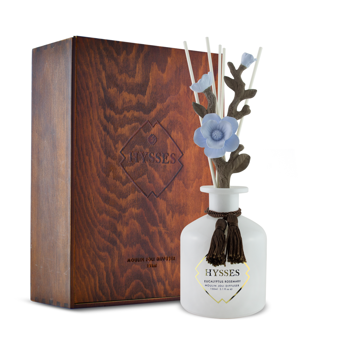 Moulin Joli Diffuser (White), Eucalyptus Rosemary