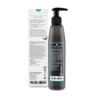 Hysses Singapore Body Body Wash Bergamot Geranium