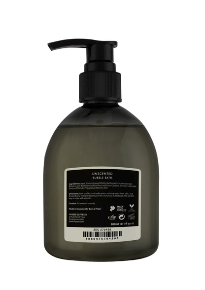 Hysses Singapore Body Bubble Bath, Unscented