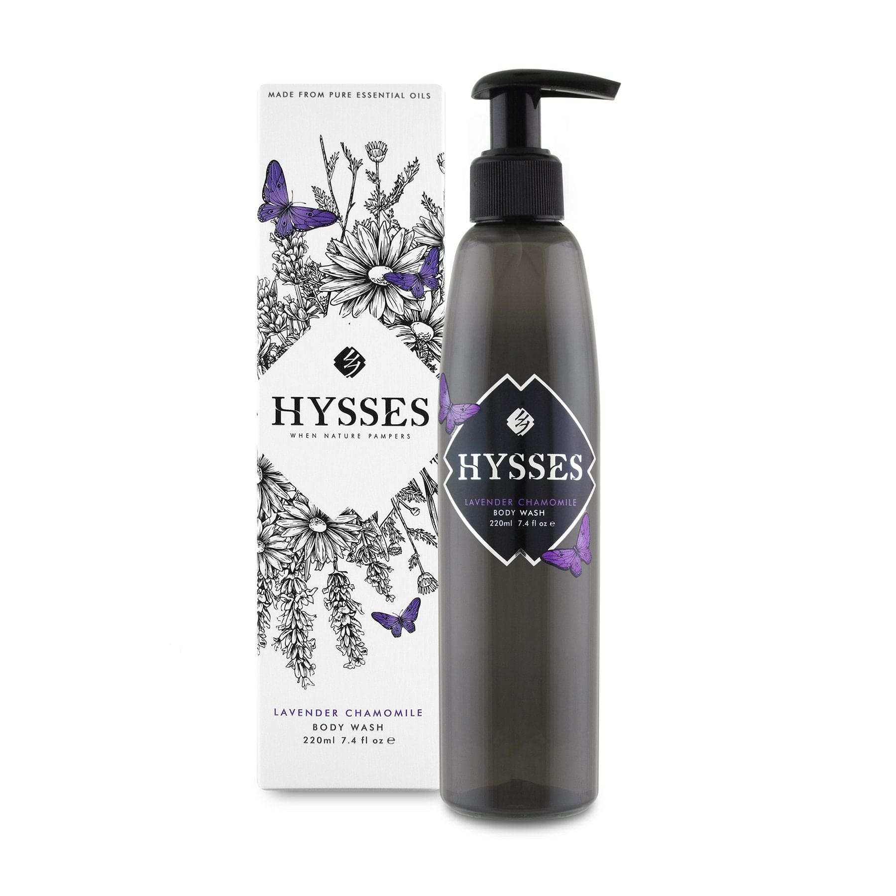 Hysses Body Care 220ml Body Wash Lavender Chamomile, 220ml
