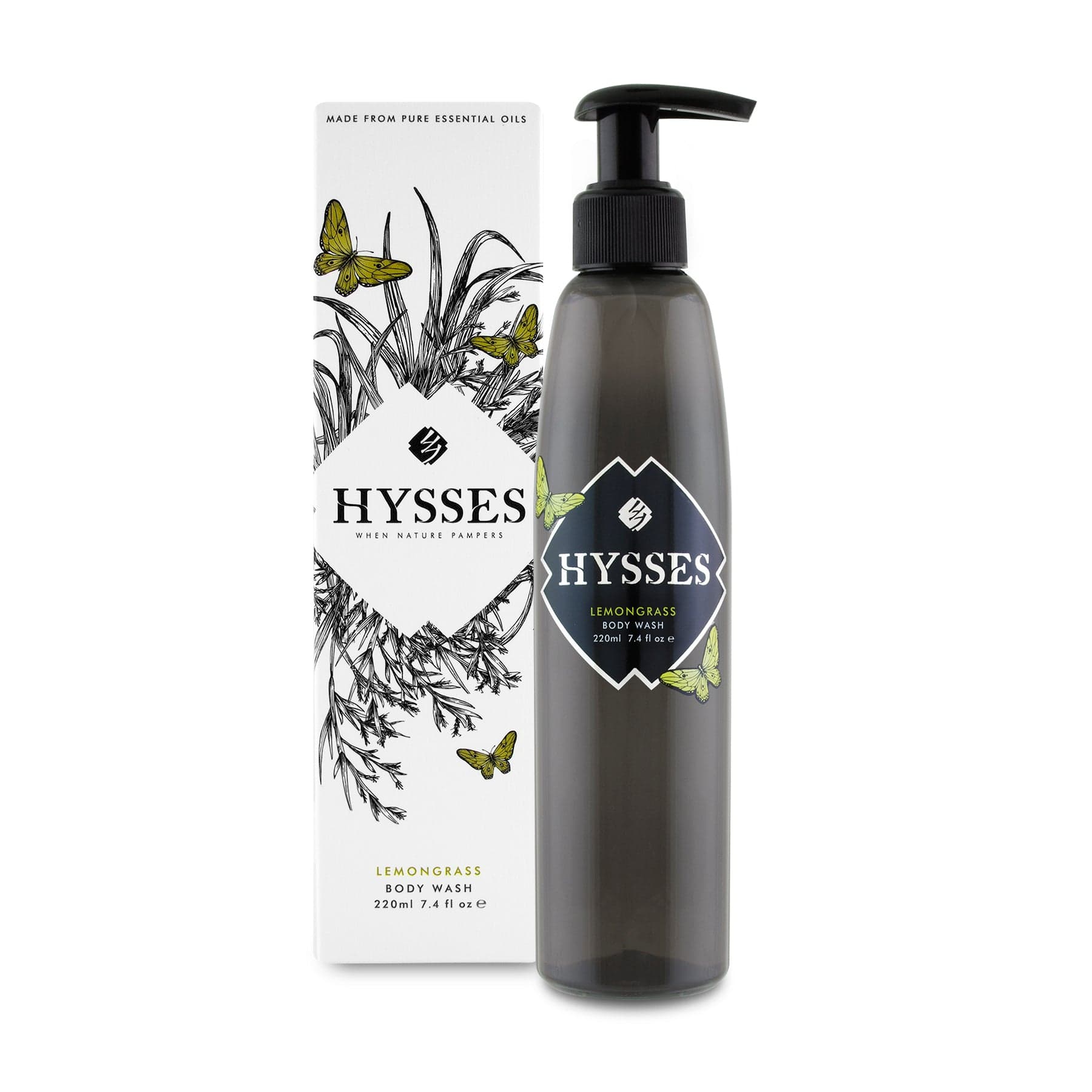 Hysses Body Care 220ml Body Wash Lemongrass, 220ml