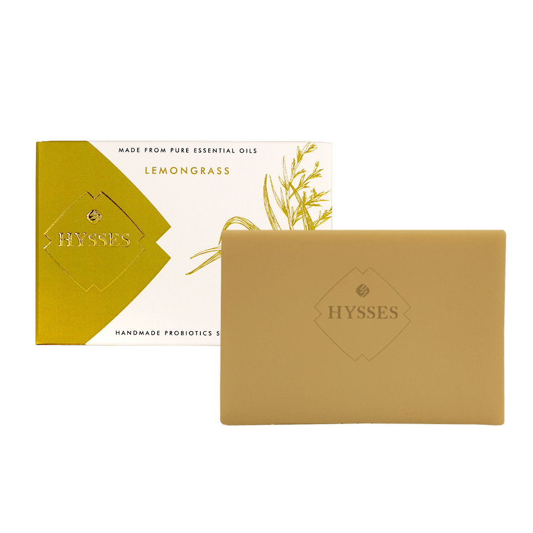 Hysses Body Care Probiotics Handmade Soap, Lemongrass