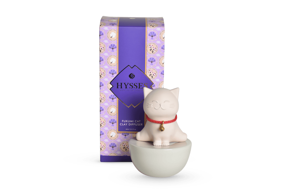 Hysses Singapore Burners/Devices Clay Diffuser Fukumi Cat, 60ml