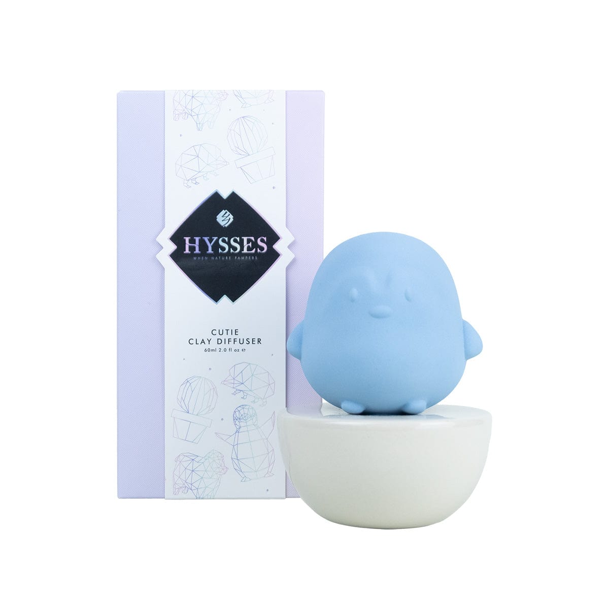 Hysses Singapore Cutie Clay Diffuser Penguin, Bergamot Jasmine
