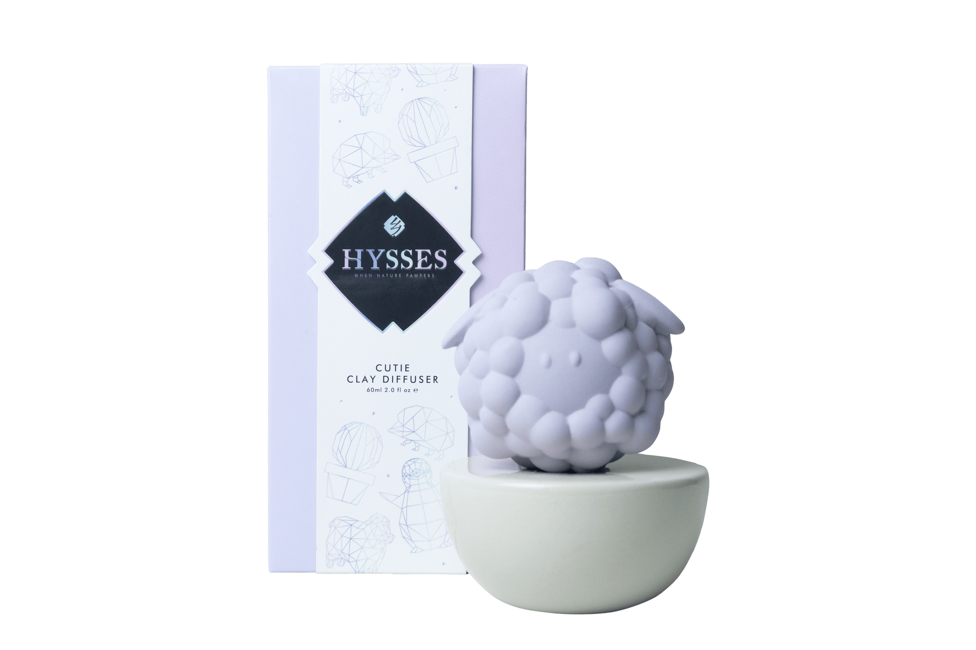 Hysses Singapore Cutie Clay Diffuser Sheep, Lavender Marjoram