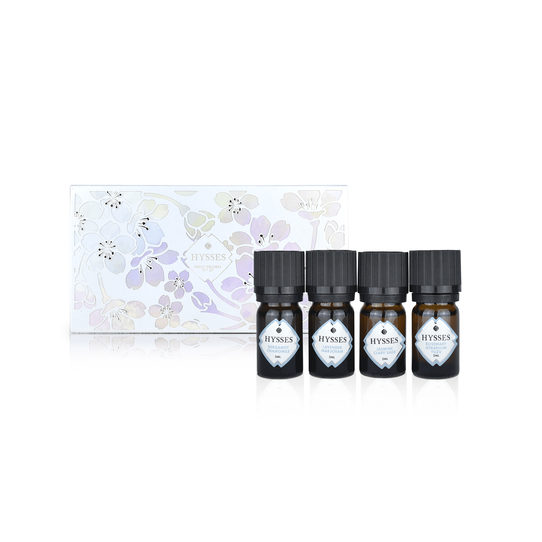 Hysses Essential Oil Family Wellness Gift Set Of 4