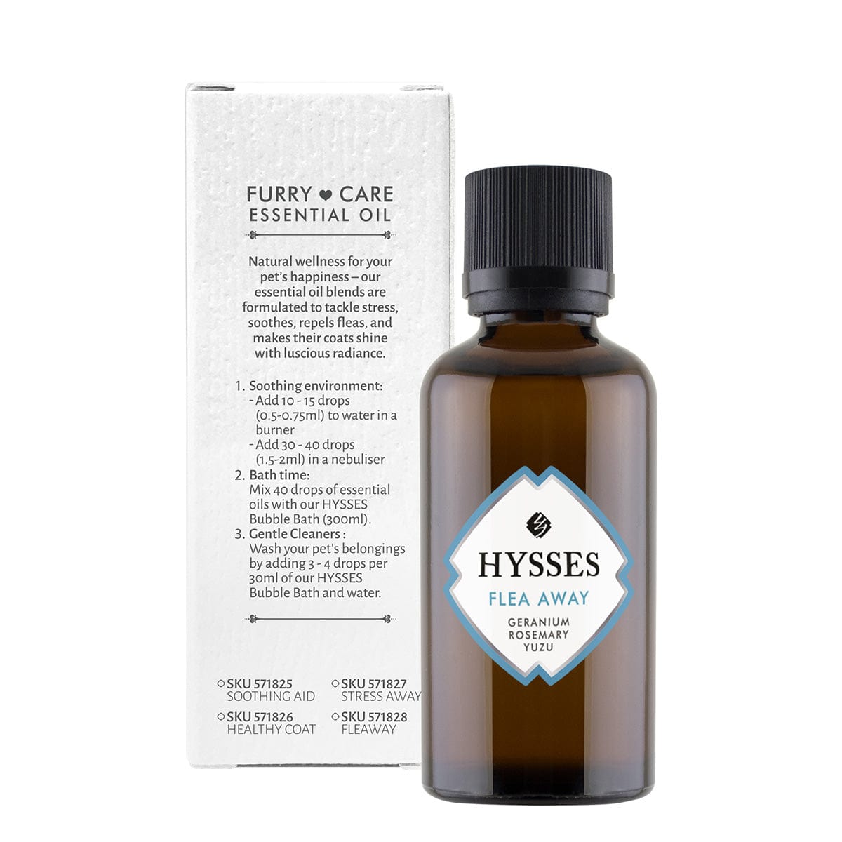 Hysses Essential Oil FurryCare, Flea Away