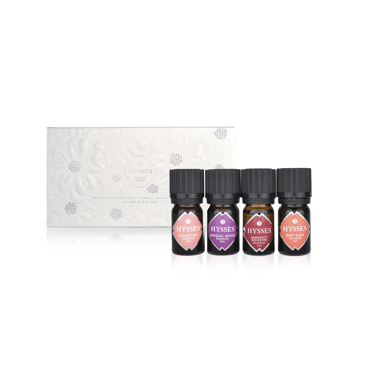 Hysses Essential Oil Remedies Gift Set of 4