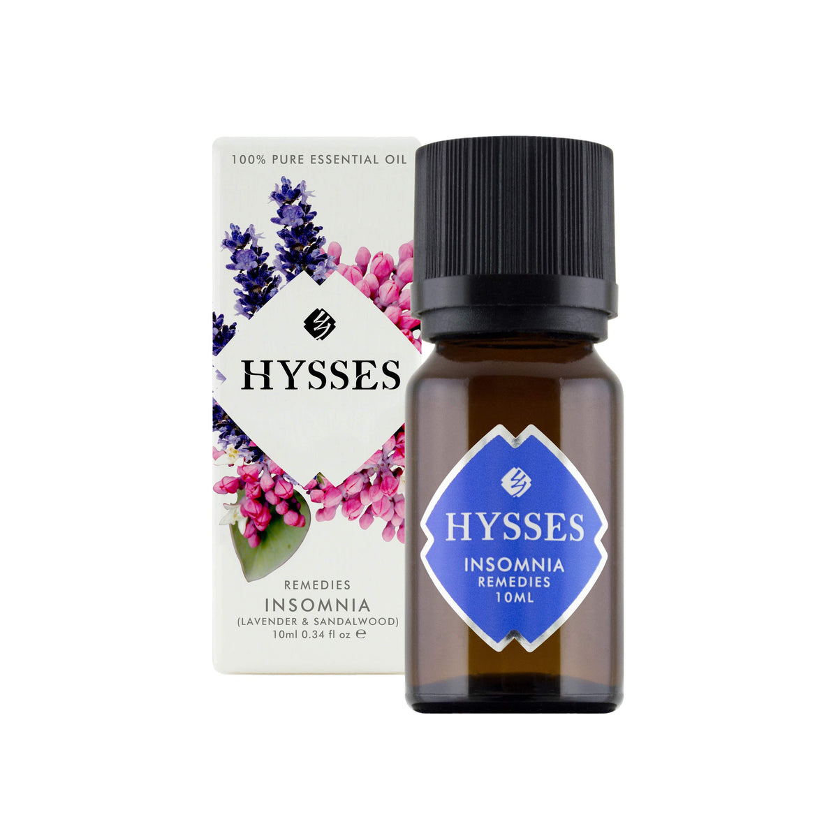 Hysses Essential Oil 10ml Remedies, Insomnia (Lavender &amp; Sandalwood)