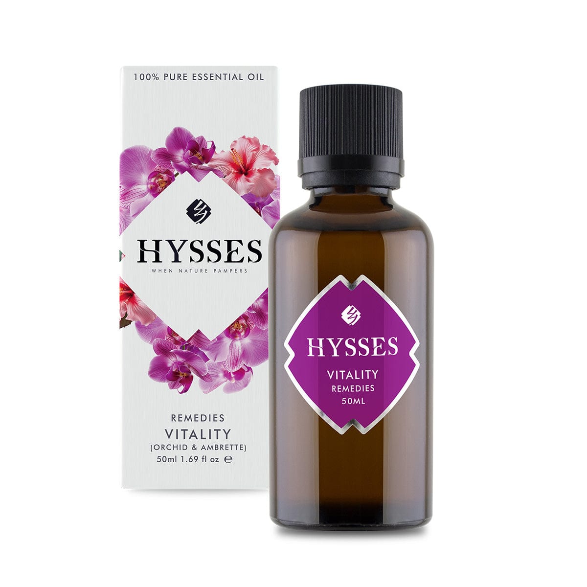 Hysses Essential Oil Remedies, Vitality (Orchid Ambrette)