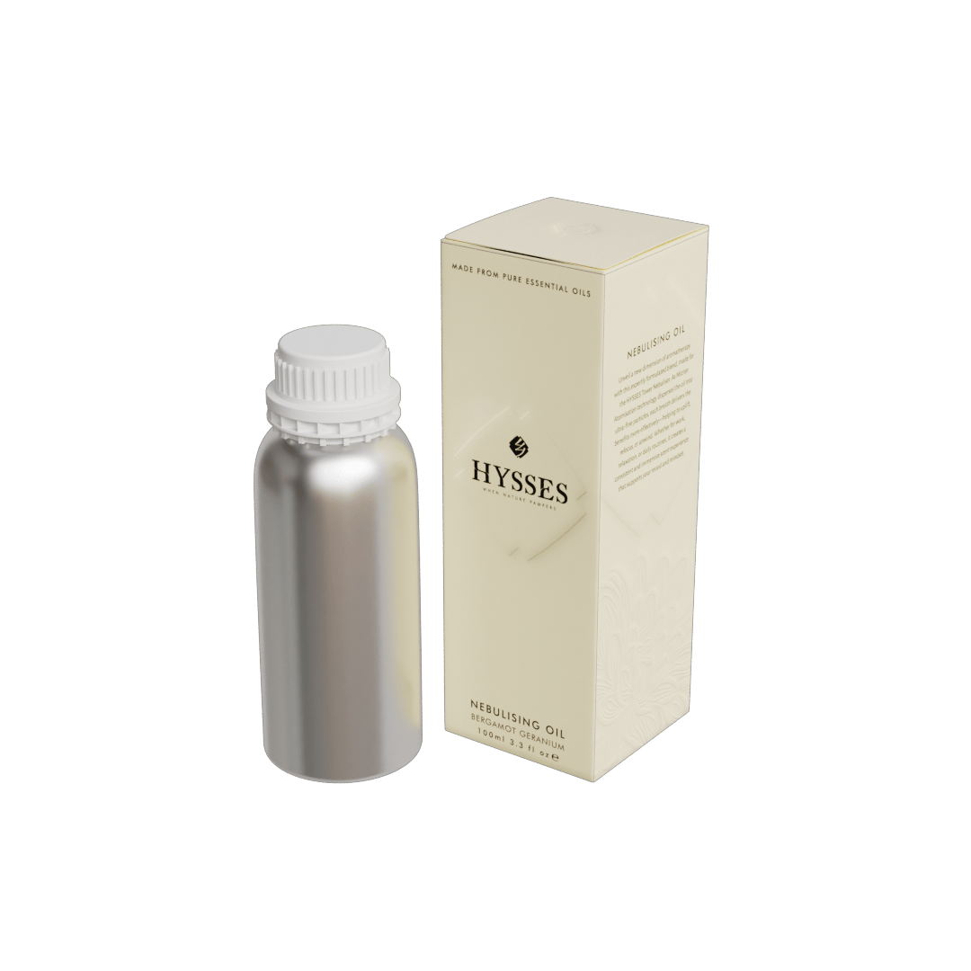 Hysses Singapore Essential Oils 100ml Nebulising Oil, Bergamot Geranium, 100ml