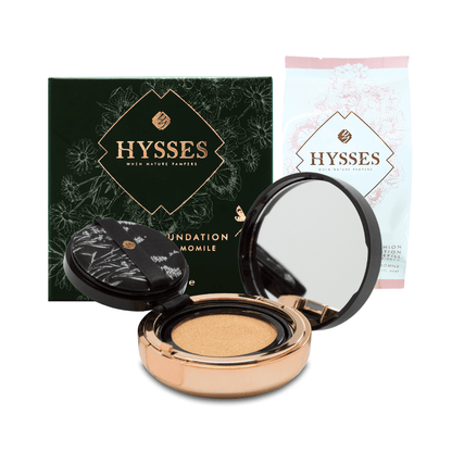 Hysses Singapore Face 50% Off Cushion Foundation + Refill Bundle (Tan)