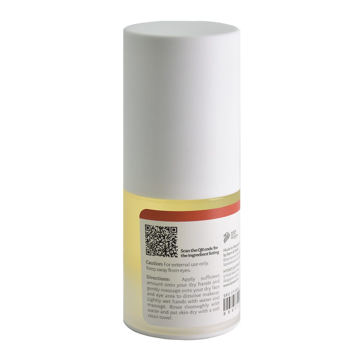Hysses Face Care Facial Miniature, Facial Cleansing Oil Rose Sandalwood