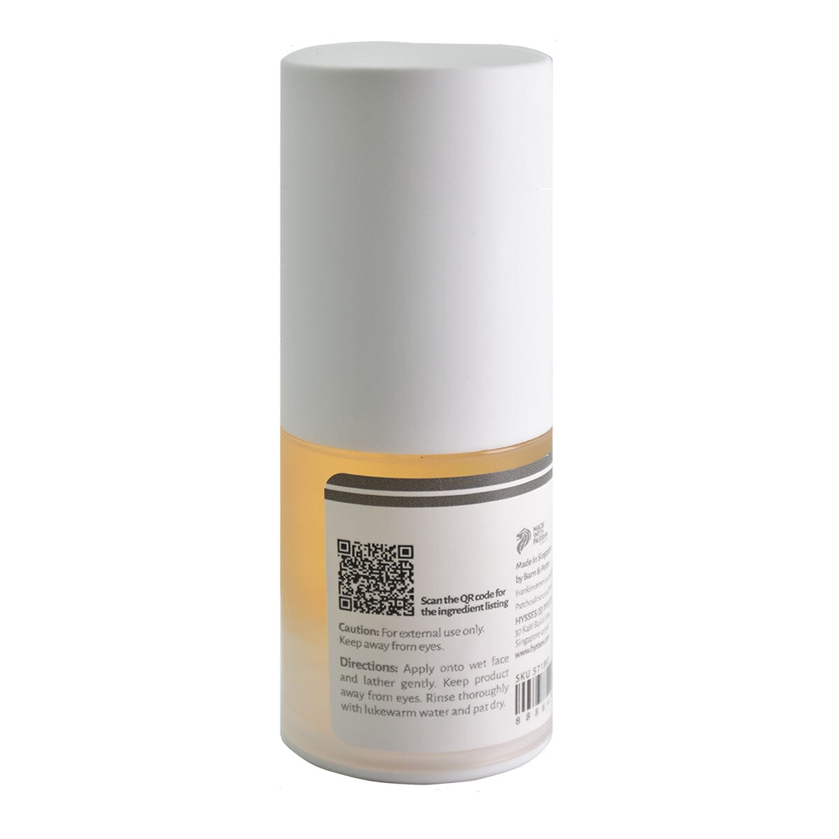 Hysses Face Care Facial Miniature, Facial Wash Frankincense Patchouli
