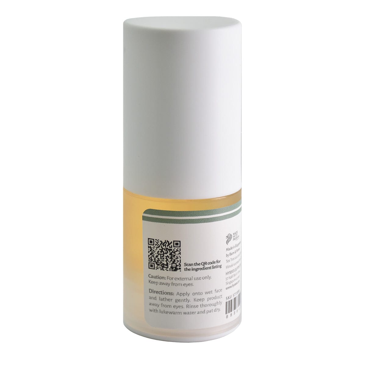 Hysses Face Care Facial Miniature, Facial Wash Tea Tree Hinoki