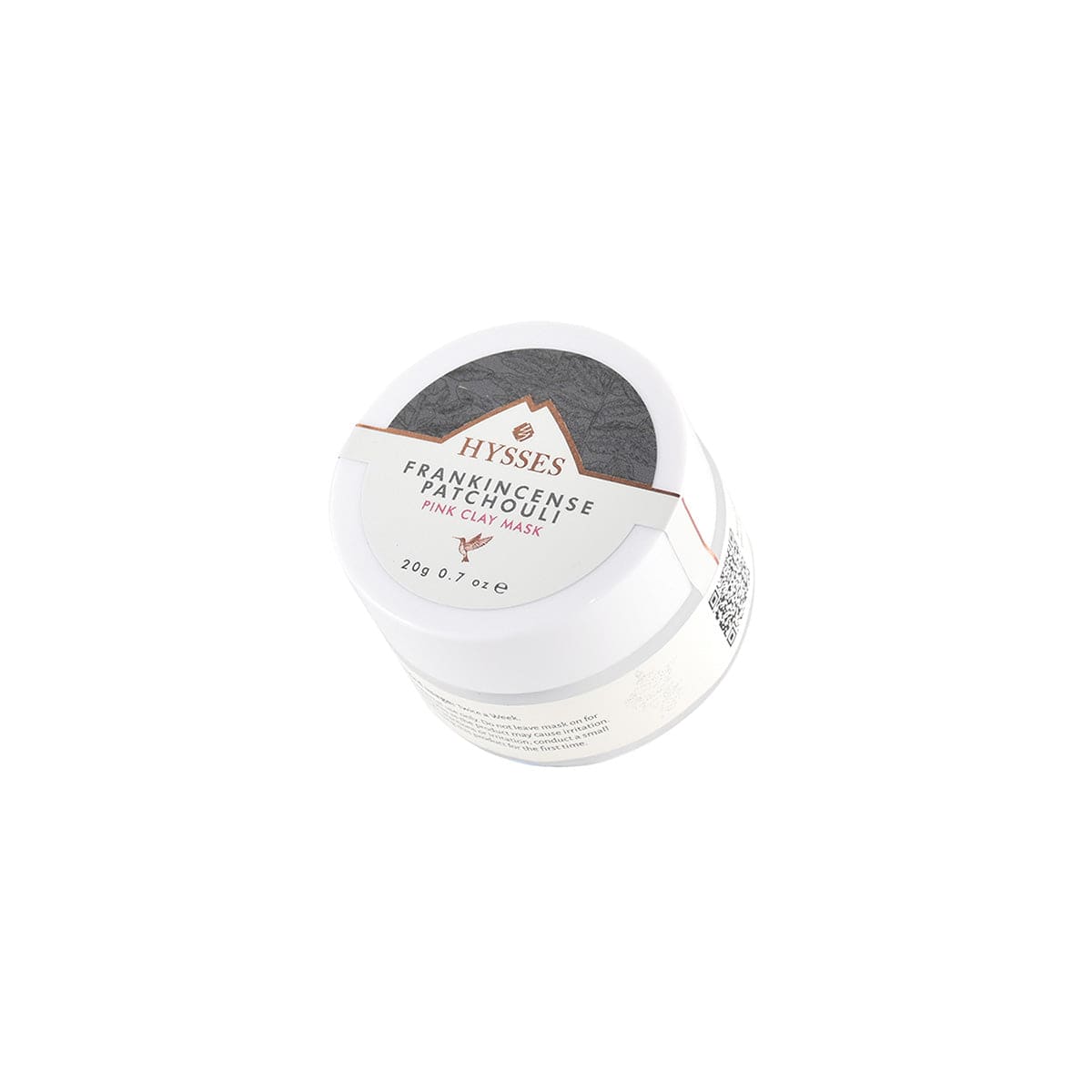 Hysses Face Care Facial Miniature, Pink Clay Mask Frankincense Patchouli