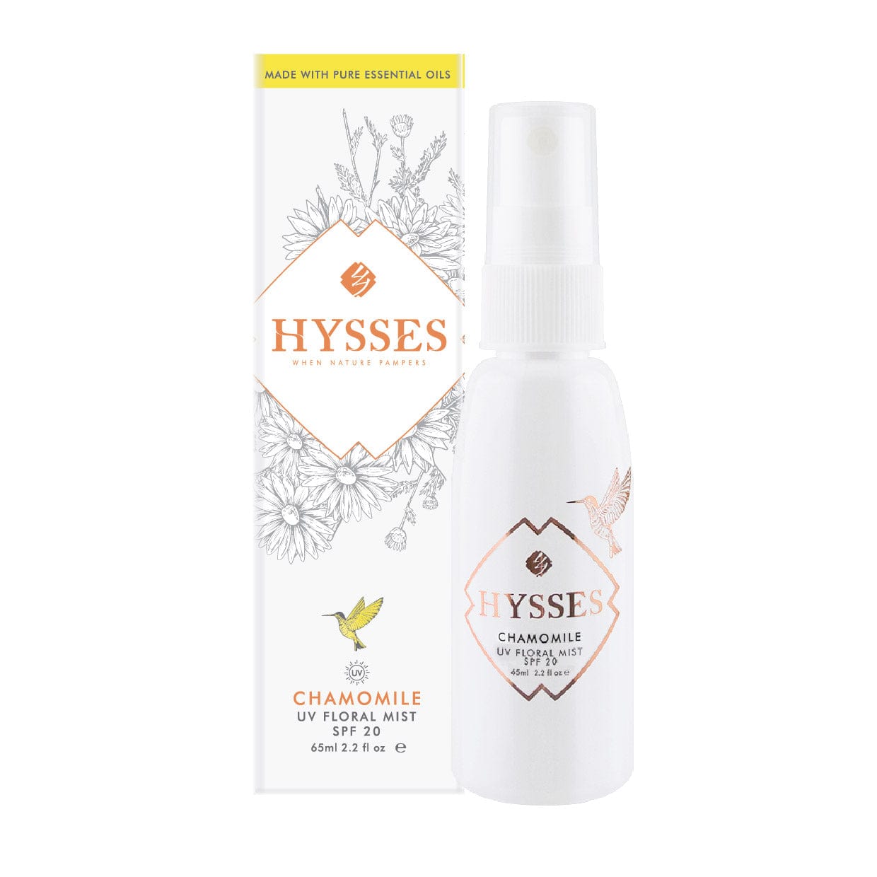 Hysses Face Care UV Floral Mist Chamomile SPF20