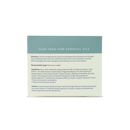 Hysses Singapore Face Charcoal Volcanic Mask Tea Tree Hinoki